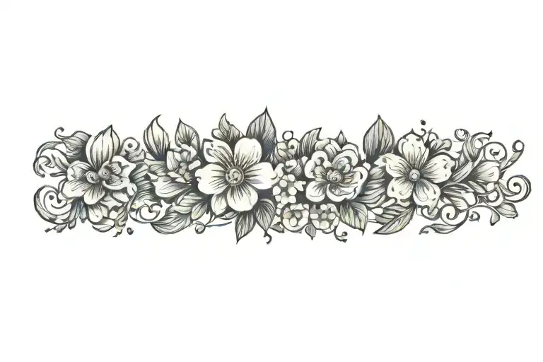 Children's Name Flowers