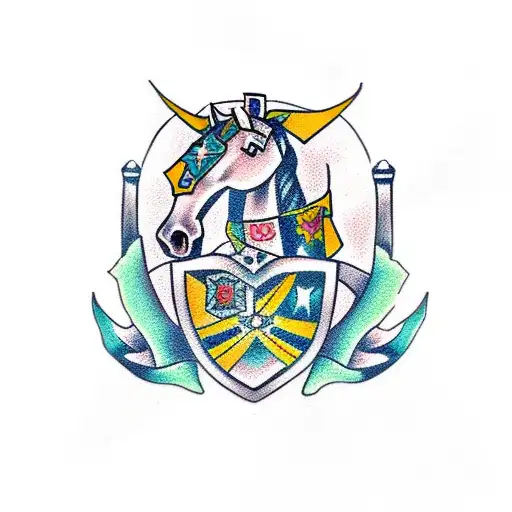 Castle Horse And Knight