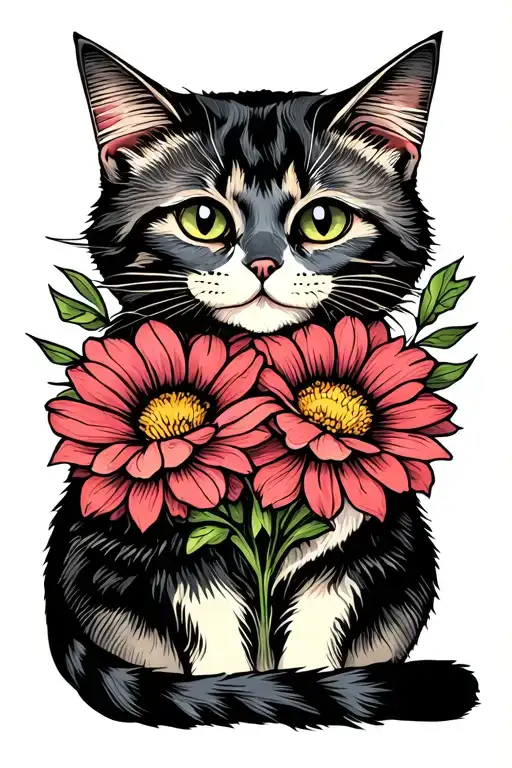Lack Cat Flowers