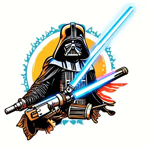 Star Wars And Lightsaber