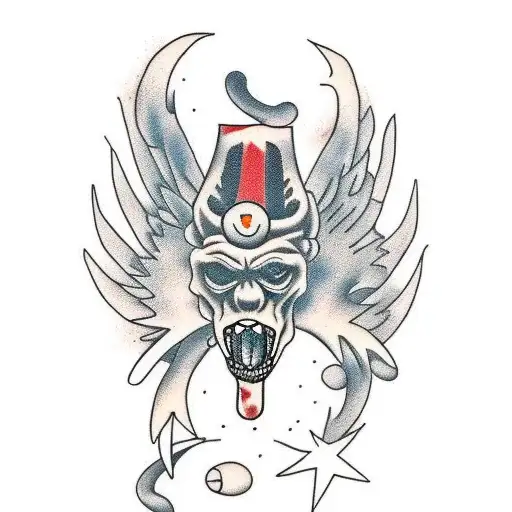 Monster Playing Electric Guitar