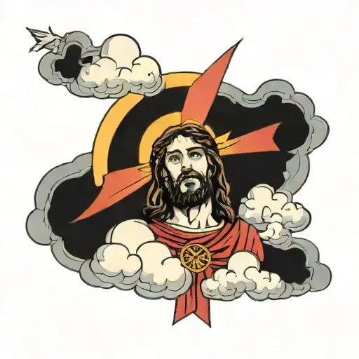 Son Of God Second Coming On The Clouds