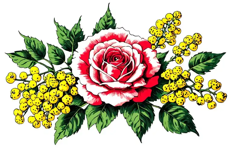 Tudor Rose And Golden Wattle Blend