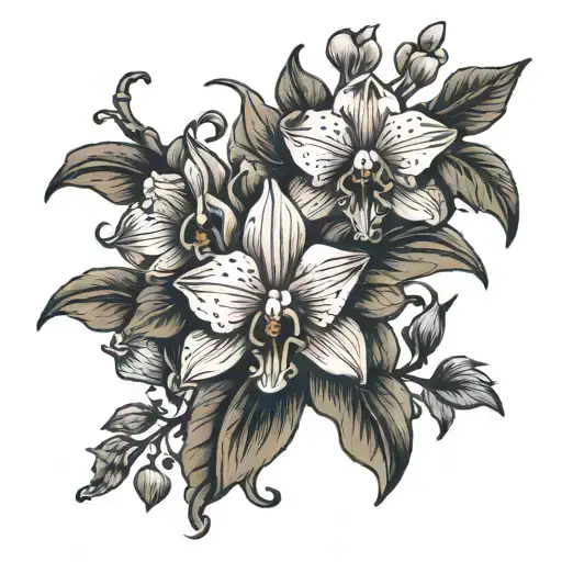 Dark Orchid Vine Wrapping