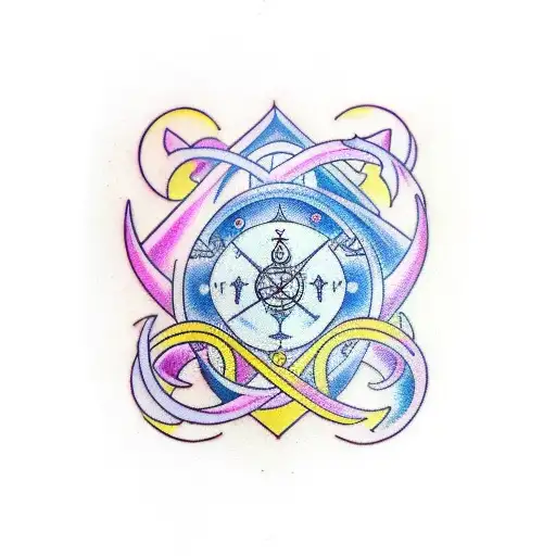 Aquarius And Leo Zodiac Signs Intertwined