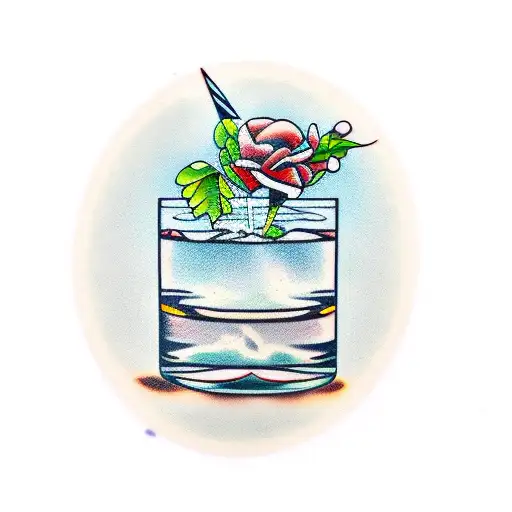 Glass Of Water Spilling