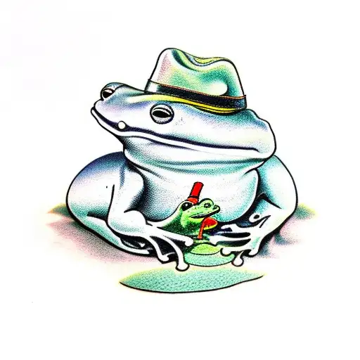 Frog With Hat On