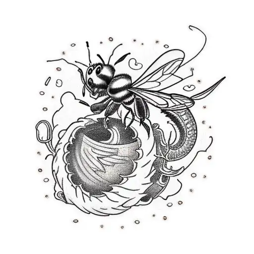 Bee Nest Transforming In To A Dragon