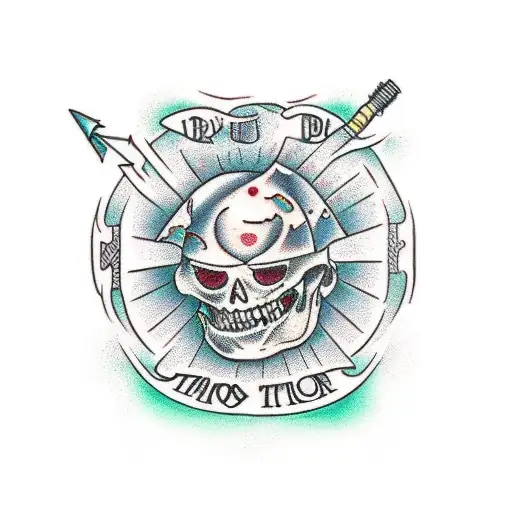 Create A Tattoo That Represents The Connection Between Money And Power