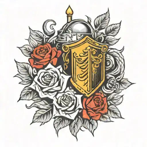 Knight And Roses
