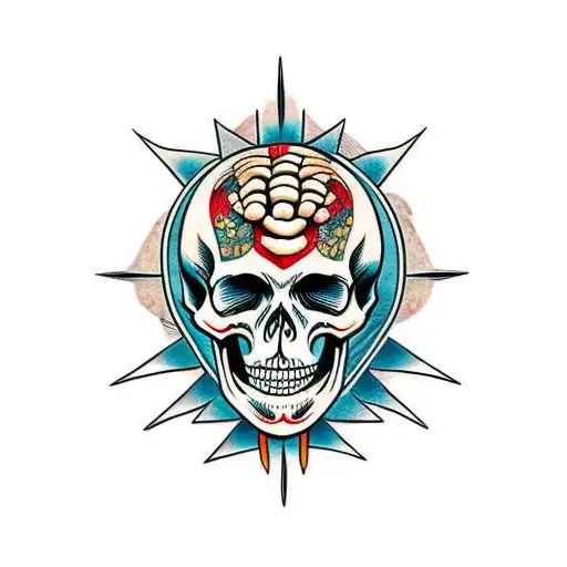 Skeleton With A Human Brain