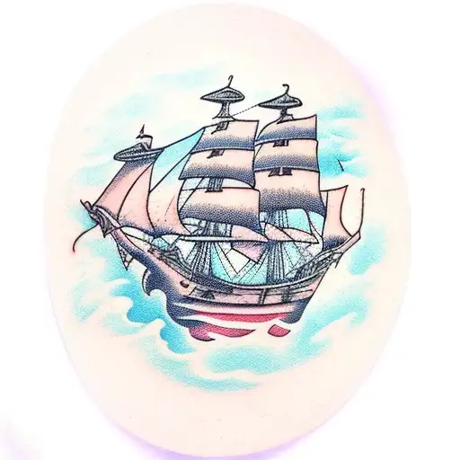 Pirate Ship Back Piece
