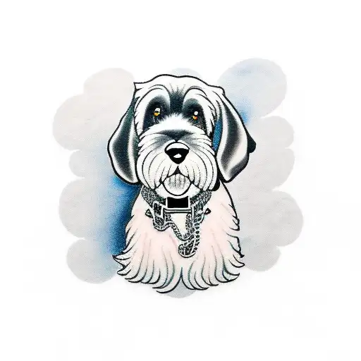 Dog Black Giant Schnauzer