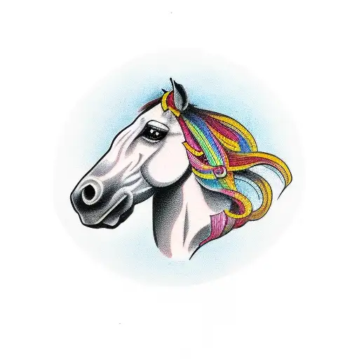 Figure Of A Horse Based On The Acronym Mama