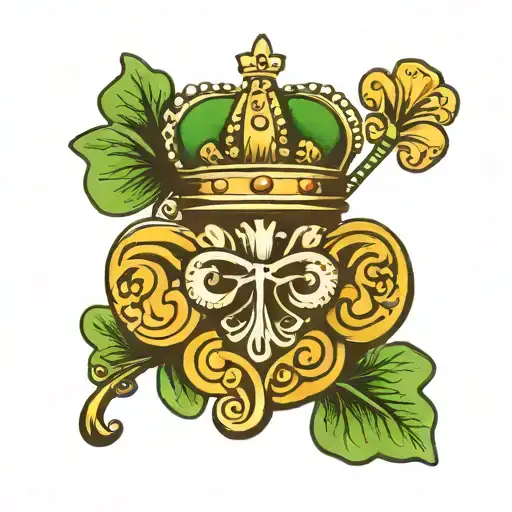 Shamrock With A Crown