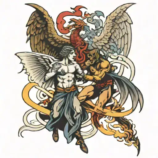 A Spirtitual Battle Between Good And Evil