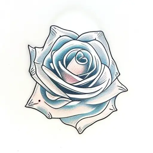 Traditional Rose With A Sun