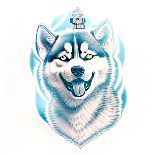 My Husky Dogs Name Is Ice