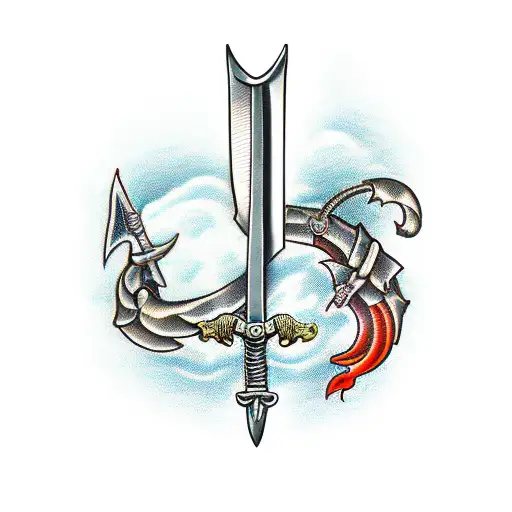 Sword With Scorpion Handle