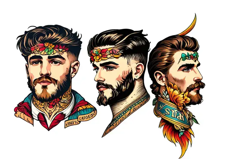 Gay Men Tattoo Design Inspired