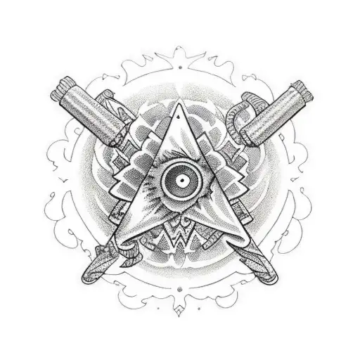 Lsd Molecule Transforming Into A Psychedelic Mushroom