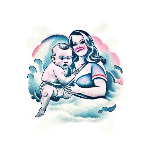 Name Legend In Writing With Baby Holding Moms Finger