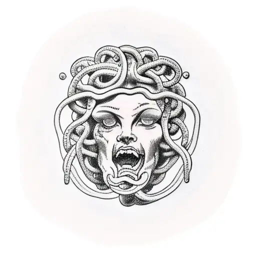 Medusa Head Tramp Stamp
