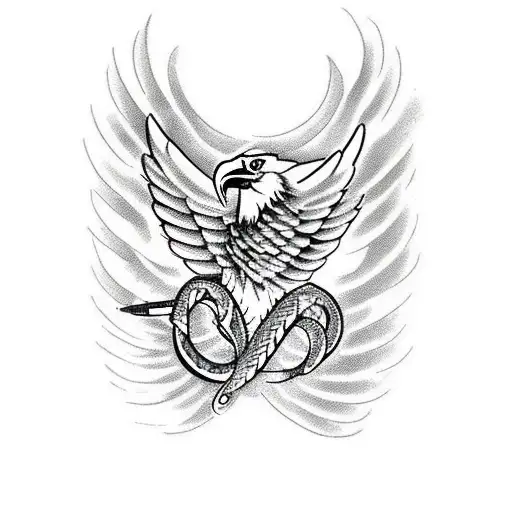 Snake With Eagle Wings