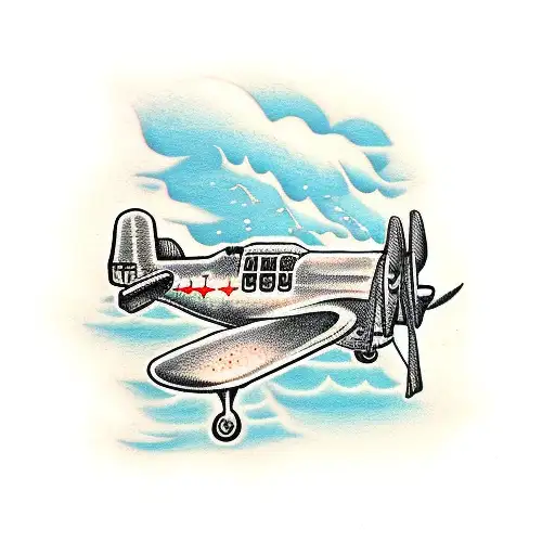 Sunken Airplane With Barnacles