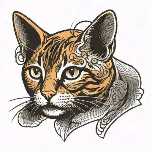 An Orange Cat With One Ear Missing