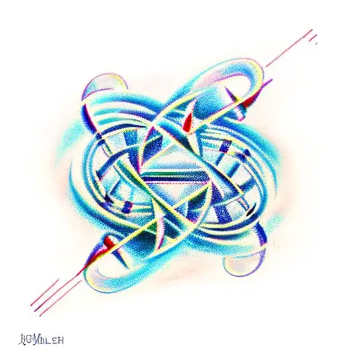 A Dna Double Helix Intertwined With Musical Staff Lines And Notes