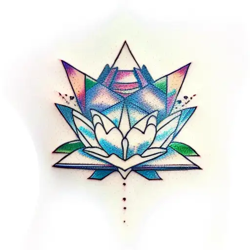 Lotus And Paper Crane