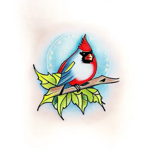 Cardinal With Church Cross