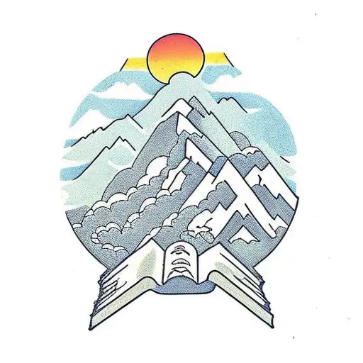 Mountains And Book