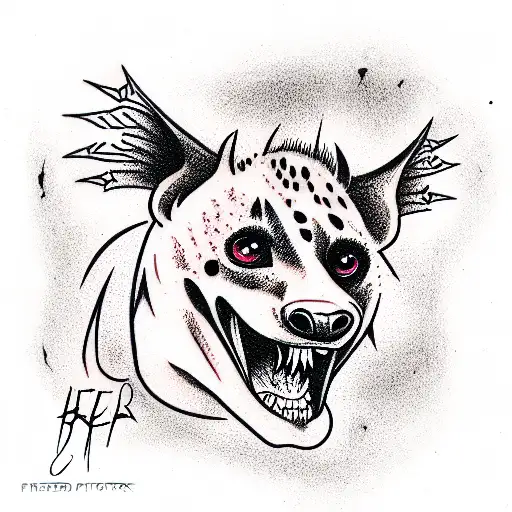 Hyena Predator Bat Hybrid