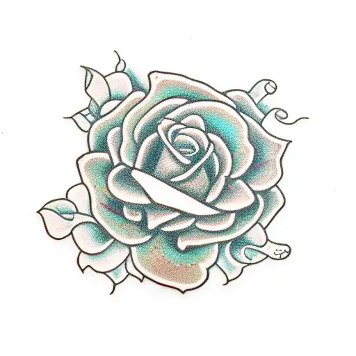 Sugarskull Snake Rose