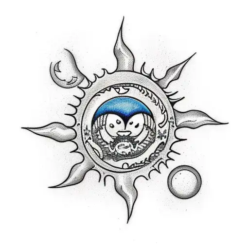 Dragon Eating The Sun