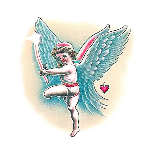 Cupid Angel With Jetpack On