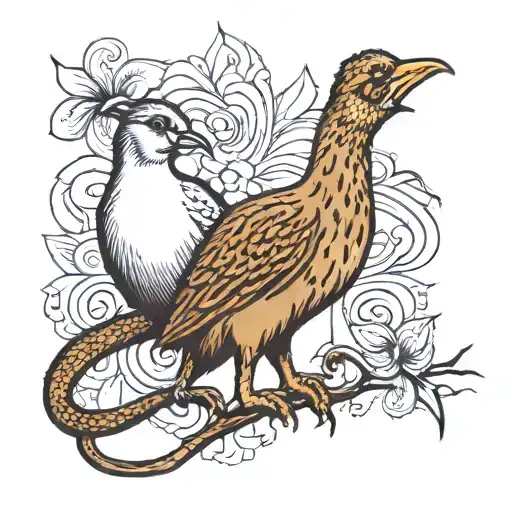 I Would Like A Kiwi Bird And Kangaroo Together Holding Hands