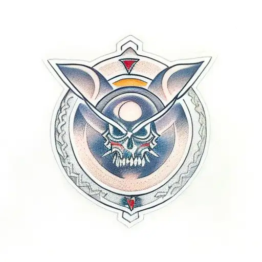 Unalome Symbol For Men On Leg