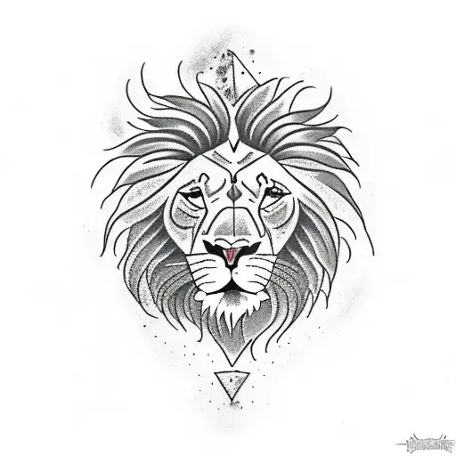 Bleeding Lion But The Entire Body Of The Lion Had To Be Showing