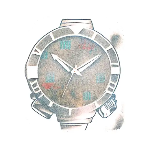 A Watch Face With Movie Scenes As The Background