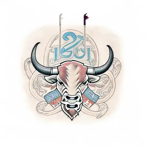 University Of Texas Longhorn With 2006 And 2023 On Each Horn In Roman Numerals