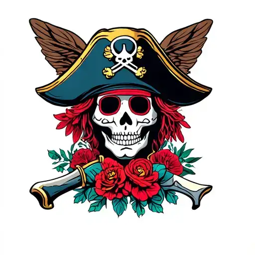 Day Of The Dead Pirate Captain