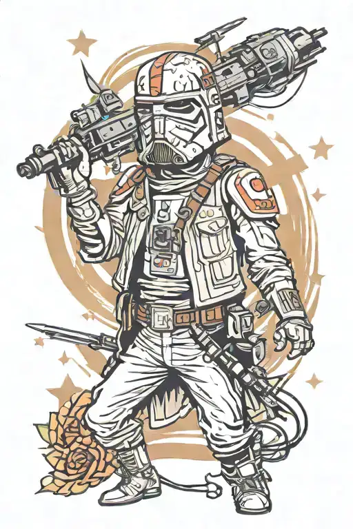 Star Wars Rebel Character Surrounded