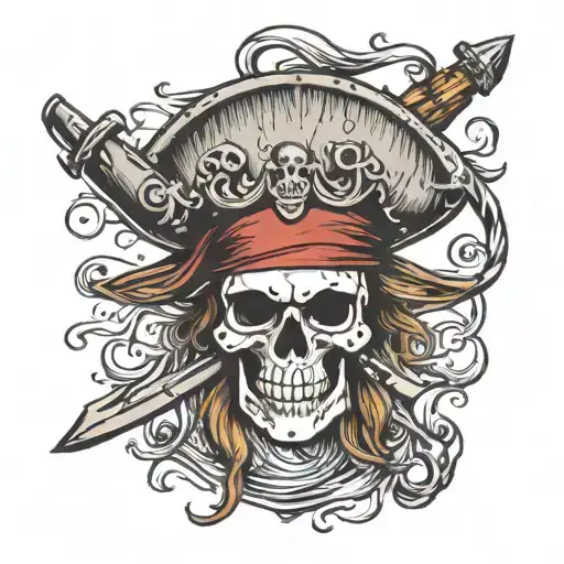Pirates Of The Carribbean Skull Logo