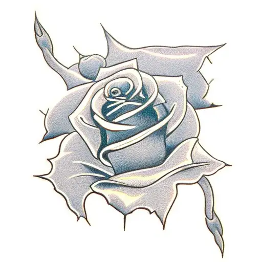 Rose With Thorns And Crowns