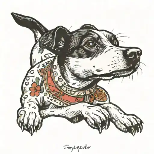 Black Jack Russell Terrier