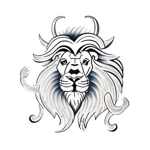 Leo Lion Aries Ram Half And Half