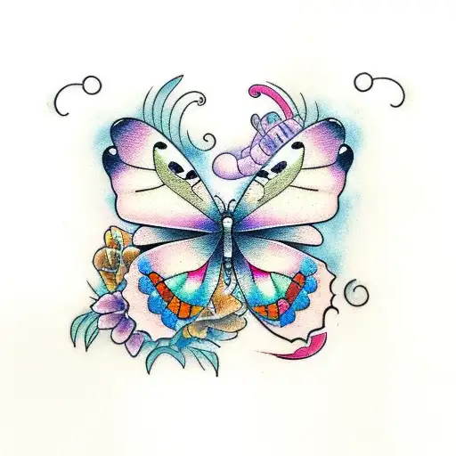 Butterfly With Quote